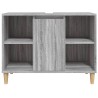 Meuble d'évier sonoma gris 80x33x60 cm bois d'ingénierie 623036623036