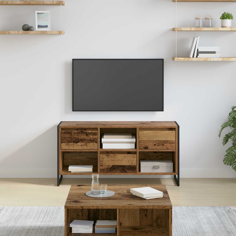 Meuble TV Bois Ancien 100 x 36 x 49,5 cm Bois d'ingénierie 623042623042