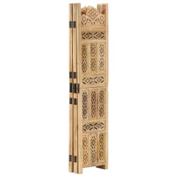 Cloison de séparation 5 panneaux 200x165 cm Bois de manguier 623044623044