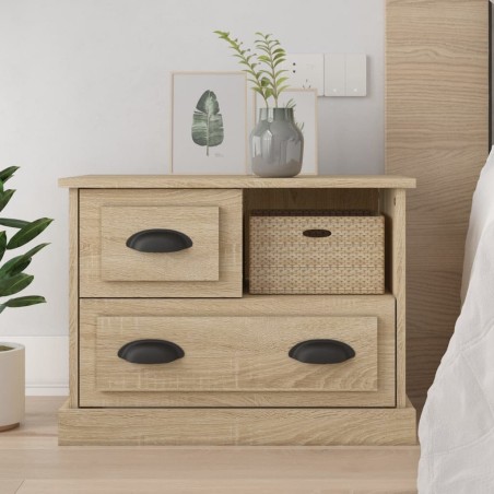Table de chevet chêne sonoma 60x39x45 cm 623045623045