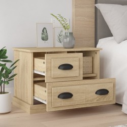 Table de chevet chêne sonoma 60x39x45 cm 623045623045