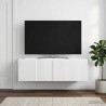 Meuble TV mural Blanc 98 x 31 x 30 cm Bois d'ingénierie 623047623047