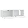 Meuble TV mural Blanc 98 x 31 x 30 cm Bois d'ingénierie 623047623047