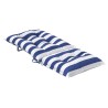 Coussin d'extérieur 6 pcs Bleu et Blanc 120 x 50 x 7 cm Tissu 623050623050