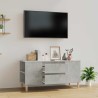 Meuble TV Gris béton 102x44,5x50 cm Bois d'ingénierie 623052623052