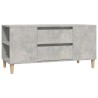 Meuble TV Gris béton 102x44,5x50 cm Bois d'ingénierie 623052623052