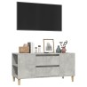 Meuble TV Gris béton 102x44,5x50 cm Bois d'ingénierie 623052623052