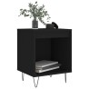Tables de chevet 2 pcs noir 40x35x50 cm bois d’ingénierie 623054623054