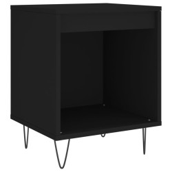 Tables de chevet 2 pcs noir 40x35x50 cm bois d’ingénierie 623054623054