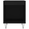 Tables de chevet 2 pcs noir 40x35x50 cm bois d’ingénierie 623054623054