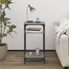 Table d'appoint Sonoma gris 40x30x75 cm Bois d'ingénierie 623057623057
