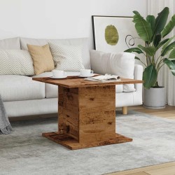 Table basse vieux bois 55,5x55,5x40 cm bois d'ingénierie 623061623061