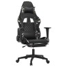 Chaise de jeu de massage repose-pied Noir&Camouflage Similicuir 623066623066