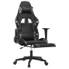 Chaise de jeu de massage repose-pied Noir&Camouflage Similicuir 623066623066