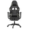 Chaise de jeu de massage repose-pied Noir&Camouflage Similicuir 623066623066