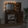Table de Toilette avec tiroir 2 pcs Marron Bois d'ingénierie 623069623069