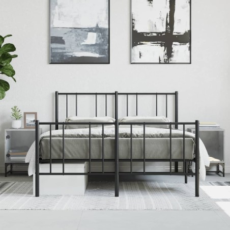 Tables de chevet et portes vitrées 2 pcs gris béton 35x37x50 cm 623071623071