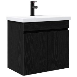 Meuble de salle de bain avec robinet Chêne noir 623072623072
