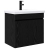 Meuble de salle de bain avec robinet Chêne noir 623072623072