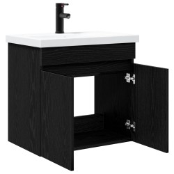 Meuble de salle de bain avec robinet Chêne noir 623072623072