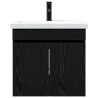 Meuble de salle de bain avec robinet Chêne noir 623072623072