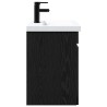 Meuble de salle de bain avec robinet Chêne noir 623072623072