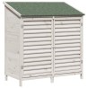 Abri de jardin Blanc 106 x 56 x 113,5 cm Bois de Sapin Massif 623074623074
