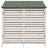 Abri de jardin Blanc 106 x 56 x 113,5 cm Bois de Sapin Massif 623074623074