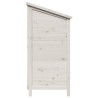 Abri de jardin Blanc 106 x 56 x 113,5 cm Bois de Sapin Massif 623074623074