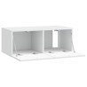 Meuble TV mural 98 x 31 cm Blanc Bois d'ingénierie 623075623075