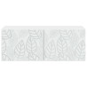 Meuble TV mural 98 x 31 cm Blanc Bois d'ingénierie 623075623075