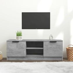Meuble TV Gris béton 102x35x36,5 cm Bois d'ingénierie 623076623076