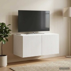 Meuble TV mural Blanc 59,5 x 41 x 30 cm Bois d'ingénierie 623078623078