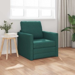 Canapé-Lit Vert foncé 74 x 77 x 81 cm tissu 623082623082