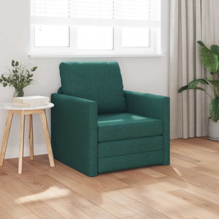 Canapé-Lit Vert foncé 74 x 77 x 81 cm tissu 623082623082