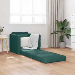 Canapé-Lit Vert foncé 74 x 77 x 81 cm tissu 623082623082