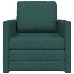 Canapé-Lit Vert foncé 74 x 77 x 81 cm tissu 623082623082