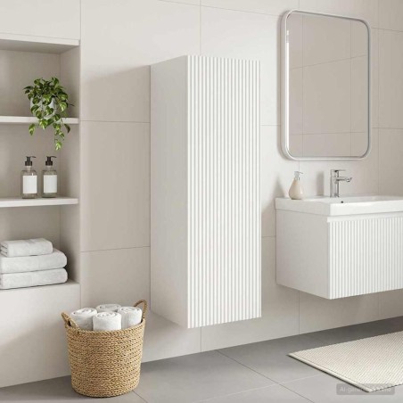 Cabinet de Salle de Bain Mural Blanc 33 x 34,5 x 60 cm 623083623083