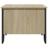 Table basse chêne sonoma 75x51x40 cm bois d'ingénierie 623084623084