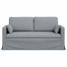 Canapé Gris clair 158 x 78 x 80 cm tissu 623089623089