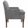 Canapé love seat avec capitonnage en boutons Gris foncé Velours 623090623090