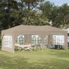 Tente de fête pop-up 575 x 288 x 245 cm Crème Tissu Oxford 623091623091