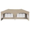 Tente de fête pop-up 575 x 288 x 245 cm Crème Tissu Oxford 623091623091