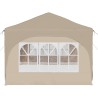 Tente de fête pop-up 575 x 288 x 245 cm Crème Tissu Oxford 623091623091