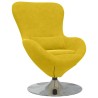 Fauteuil œuf Jaune Velours 623095623095
