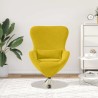 Fauteuil œuf Jaune Velours 623095623095