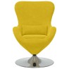 Fauteuil œuf Jaune Velours 623095623095