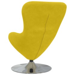 Fauteuil œuf Jaune Velours 623095623095