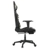 Chaise de jeu avec repose-pied Noir et camouflage Similicuir 623096623096