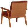 Fauteuil marron cuir véritable 623097623097